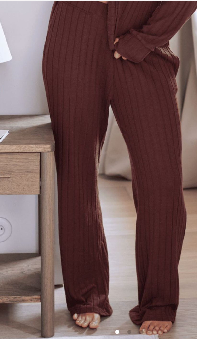 Pantalon pyjama chocolat
