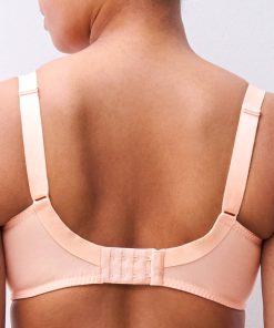Soutien-gorge dentelle emboitant orange
