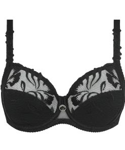 Soutien-gorge dentelle emboitant noir