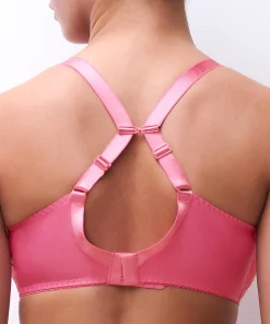Soutien-gorge dentelle emboitant rose